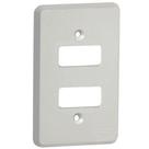 Placa 2x4 Para 2 Modulos Separados Silentoque 8506 - Pial