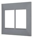 Placa 3+3 Postos 4x4 Cinza Pial Plus+ Ref.618516cz