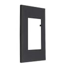 Placa 3 postos 4x2 preta 618503pt pial plus +