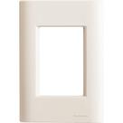 Placa 3 Postos 4x2 Tramontina Giz Branca Soft Touch Sem Suporte Tramontina