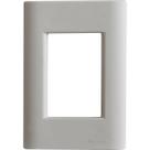 Placa 3 Postos 4x2 Tramontina Giz Fendi Soft Touch sem Suporte Placa 3 Postos 4x2 Tramontina Giz Fendi Soft Touch sem Suporte