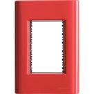 Placa 3 Postos 4x2 Tramontina Giz Napoli Suporte Tramontina