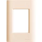 Placa 3 Postos 4x2 Tramontina Giz Nude Soft Touch Sem Suporte Tramontina