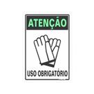 Placa 30X20cm Uso Obrigatório de Luva Decore