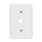 Placa 4 x 2"-com saída de fio branca-stylus Placa 4 x 2"-com saída de fio branca-stylus