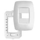 Placa 4"" x 2"" com Suporte 1 Módulo Horizontal Elegance - 2511 - FAME