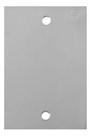 Placa 4 x 2 De Piso Latão E Inox Alto Brilho Cega - Olivo