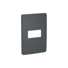 Placa 4 x 2 Para 1 Módulo Stellar Black S730101294 Orion Scnheider - Schneider