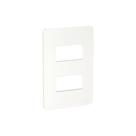 Placa 4 x 2 Para 2 Módulos Branco S730121004 Orion - Schneider Placa 4 x 2 Para 2 Módulos Branco S730121004 Orion - Schneider