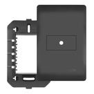 PLACA 4 X 2 PRETA COM SUPORTE SAIDA DE FIO SHP - 4070 Habitat Black FAME