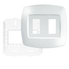Placa 4"" x 4"" com Suporte 2 Módulos Verticais Elegance - 2761 - FAME Placa 4"" x 4"" com Suporte 2 Módulos Verticais Elegance - 2761 - FAME