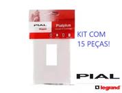 Placa 4 X2 - 1 Posto Ref.618501 Pial Pialplus Kit 15 peças