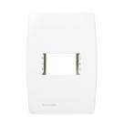 Placa 4X2 1 Modulo Horizontal Siemens Soprano Ilus com Suporte