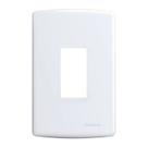 Placa 4x2 1 Módulo Vertical Branco Siena 6401 Alumbra