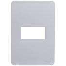 Placa 4x2 1 Posto Gamma Silver Orion - S730101274 - SCHNEIDER