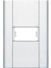 Placa 4x2 1 Posto Horizontal Branca - 0031 Fame Modulare