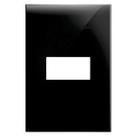 Placa 4x2 1 Posto Horizontal Grafite Simon Linha 35 Placa 4x2 1 Posto Horizontal Grafite Simon Linha 35