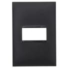 Placa 4x2 1 Posto Pial Plus+ Legrand Preto 618501PT