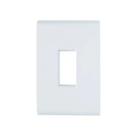 Placa 4X2 1P Vertical Liz Branca