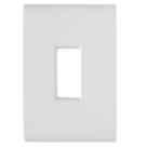Placa 4X2 1P Vertical Liz Branco Tramontina