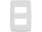 Placa 4x2 2 Módulo Distanciados Branco 618506 Pial Plus