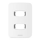 Placa 4x2 2 Módulo Distanciados Branco Gracia Maxx 85667 Alumbra