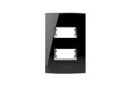 Placa 4x2 2 Módulos Inova Pro Class 85527 Alumbra BlackPiano