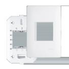Placa 4x2 2 Modulos Vertical Habitat Branco Fame 3635