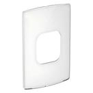 Placa 4x2 2 postos juntos Nereya Pial Legrand sugar gloss 663233