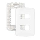 Placa 4x2 2 postos separado com suporte sleek margirius Placa 4x2 2 postos separado com suporte sleek margirius