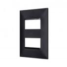 Placa 4x2 2 Postos Separados Pial Plus+ Legrand Preto 618506PT