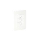 Placa 4x2 3 Mod e 3 Mod Saída Fio Orion Schneider S70866804