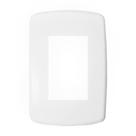 Placa 4x2 3 Modulos com Suporte Branco - DC-8100/35 - DICOMPEL