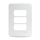 Placa 4x2 3 Modulos Horizontais Schneider Miluz