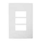 Placa 4x2 3 Posto Com Suporte 96100 - Ilumi Placa 4x2 3 Posto Com Suporte 96100 - Ilumi