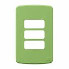 Placa 4X2" 3 Posto Verde sem Suporte Weg