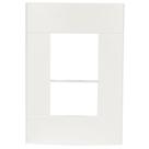 Placa 4x2 3 Postos Branca Lunare - PRM44231 - SCHNEIDER