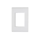 Placa 4x2 3 postos juntos branca - liz
