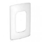 Placa 4x2 3 postos juntos Nereya Pial Legrand sugar gloss 663253