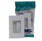 Placa 4x2 3 postos s/ suporte sleek margirius