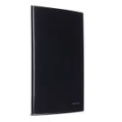 Placa 4x2 Cega Modelo Sleek Ebony- Preta Margirius