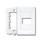 Placa 4x2 Com Módulo Rede Informática Rj45