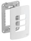 Placa 4x2 de 3 Posições + Suporte - Composé - WEG