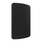 Placa 4x2 Margirius Cega c/ Suporte B3 Preto