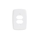 Placa 4x2 p/ 2 Tomadas Pluzie Ideale Bca Ref. 3241
