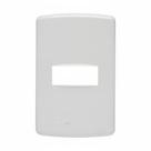 Placa 4x2 para 1 Módulo Duale UP Branco