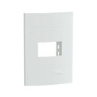 Placa 4X2 Para 1 Módulo+ Suporte Branco Lunare Up Schneider