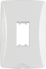 Placa 4x2 Para 1 Modulo Vertical Petra - Mill