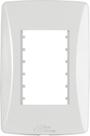 Placa 4x2 Para 3 Modulos Petra - Mill