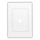 Placa 4x2"" Saída de Fio com Suporte Branco - RVB-1300/43 - RAVENNA